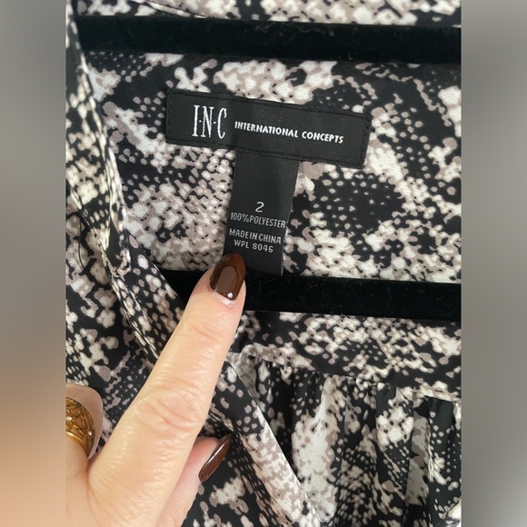 INC Blouse Size 2 (Medium) - Picture 2 of 7